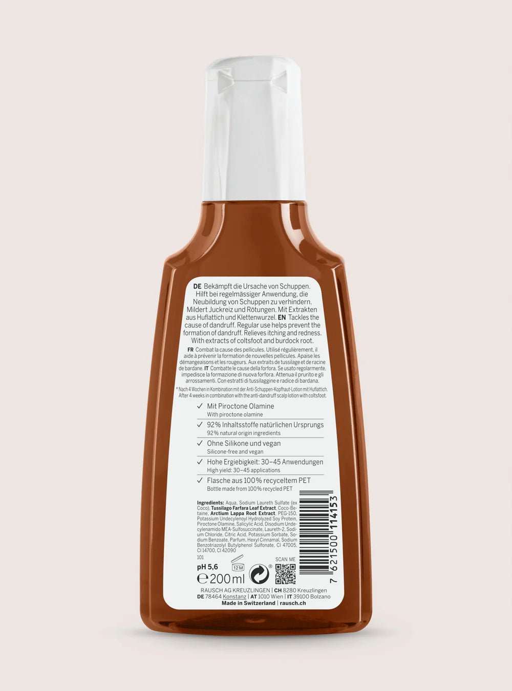 Rausch Anti-Schuppen-Shampoo mit Huflattich