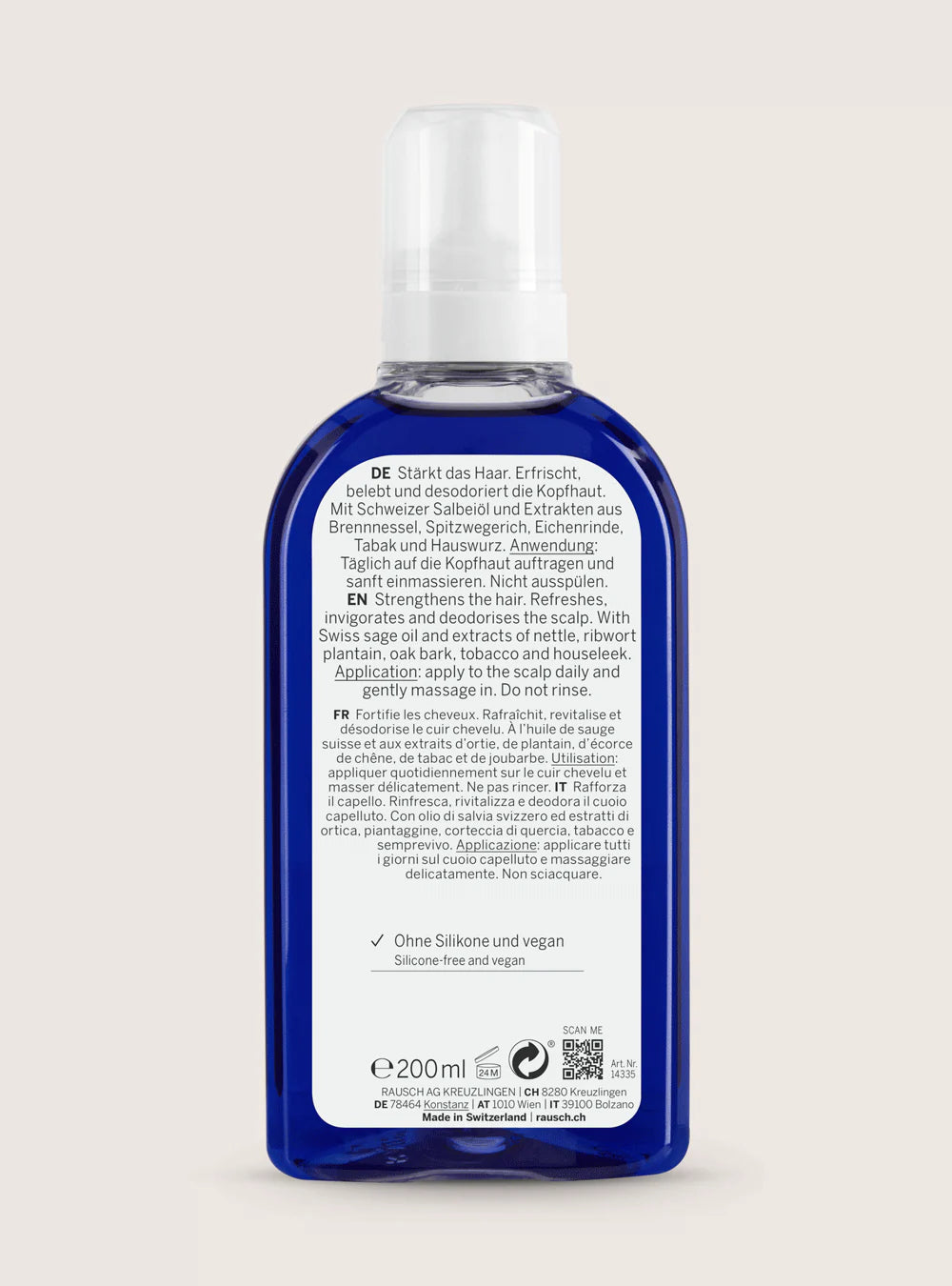 Rausch Silberglanz-Kopfhaut-Tonic mit Salbei