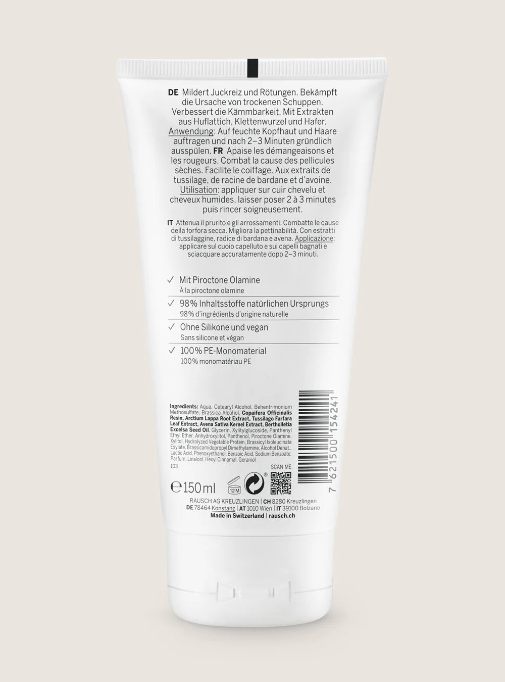 Rausch Anti-Schuppen-Conditioner mit Huflattich