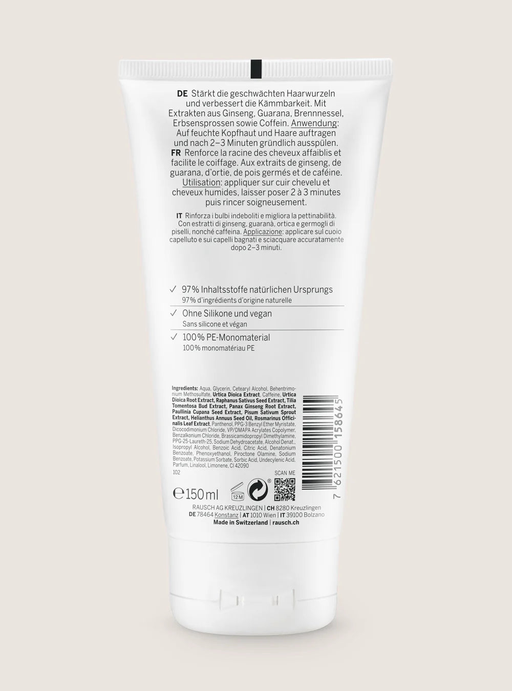 Rausch Coffein-Conditioner mit Ginseng