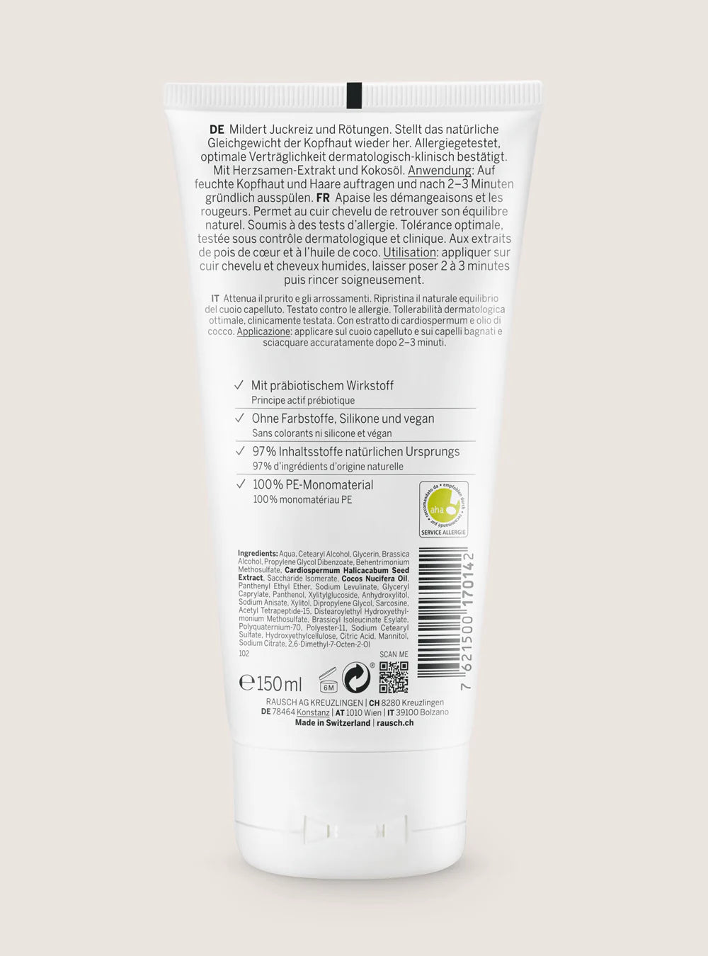 Rausch Sensitive-Conditioner mit Herzsamen