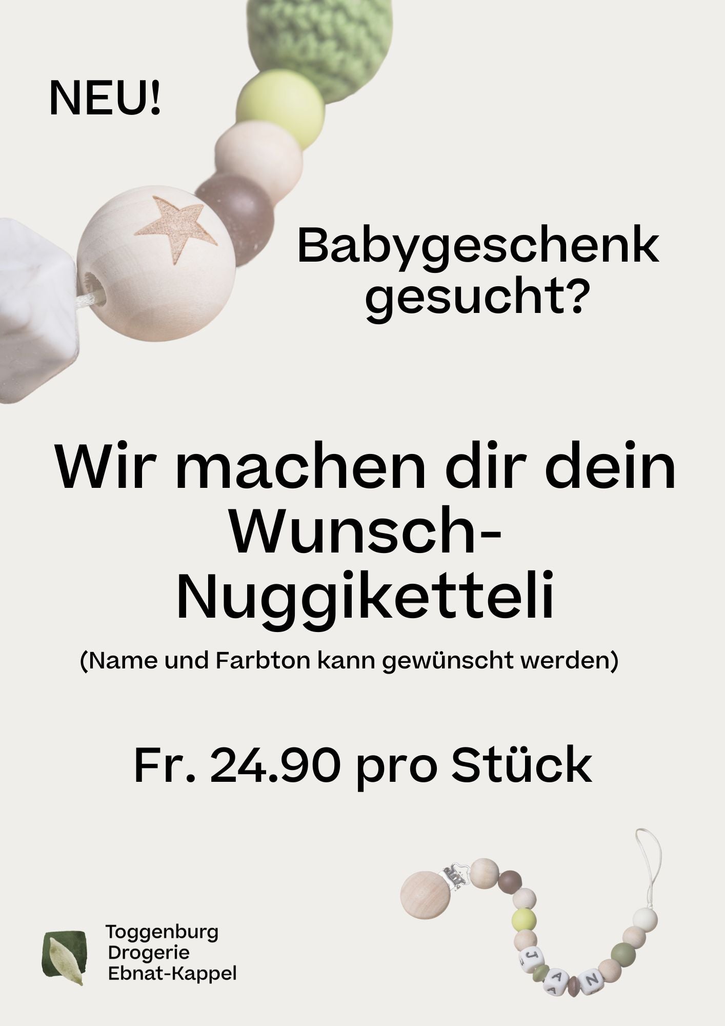 Nuggiketteli nach Wunsch