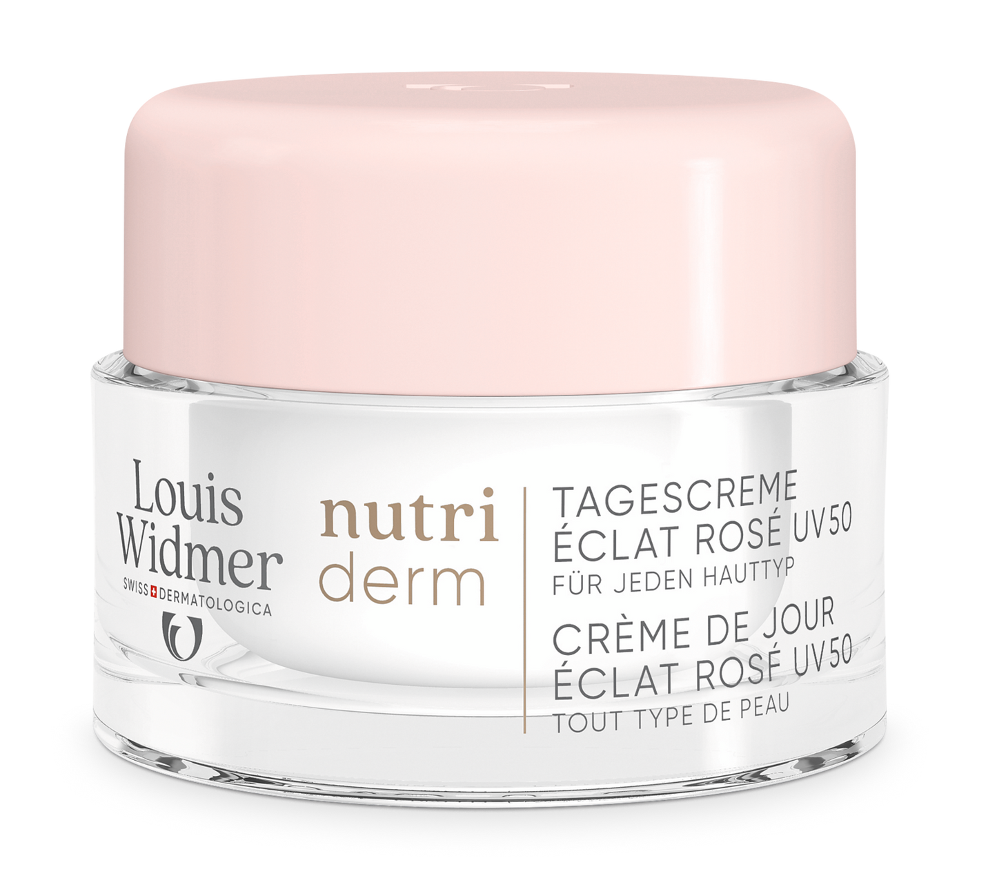 Louis Widmer nutriderm Tagescreme Éclat Rosé UV 50