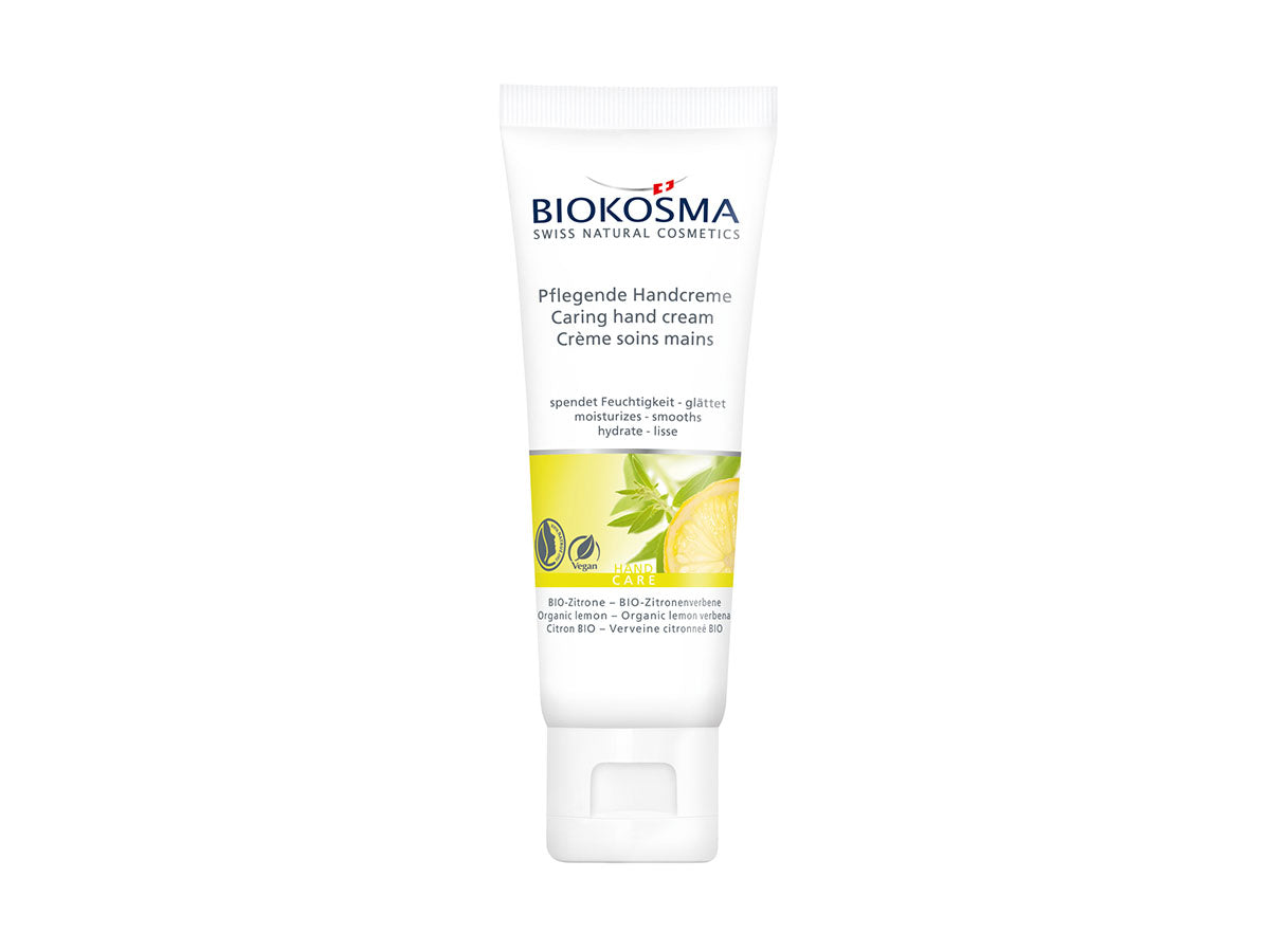 Biokosma Pflegende Handcreme -Zitronenverbene -Zitrone