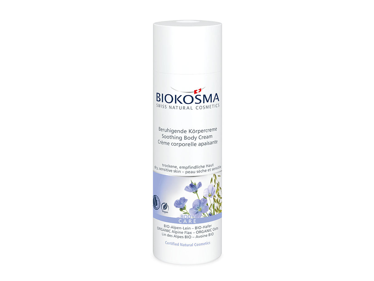 Biokosma Beruhigende Körpercreme -Alpen Lein-Hafer