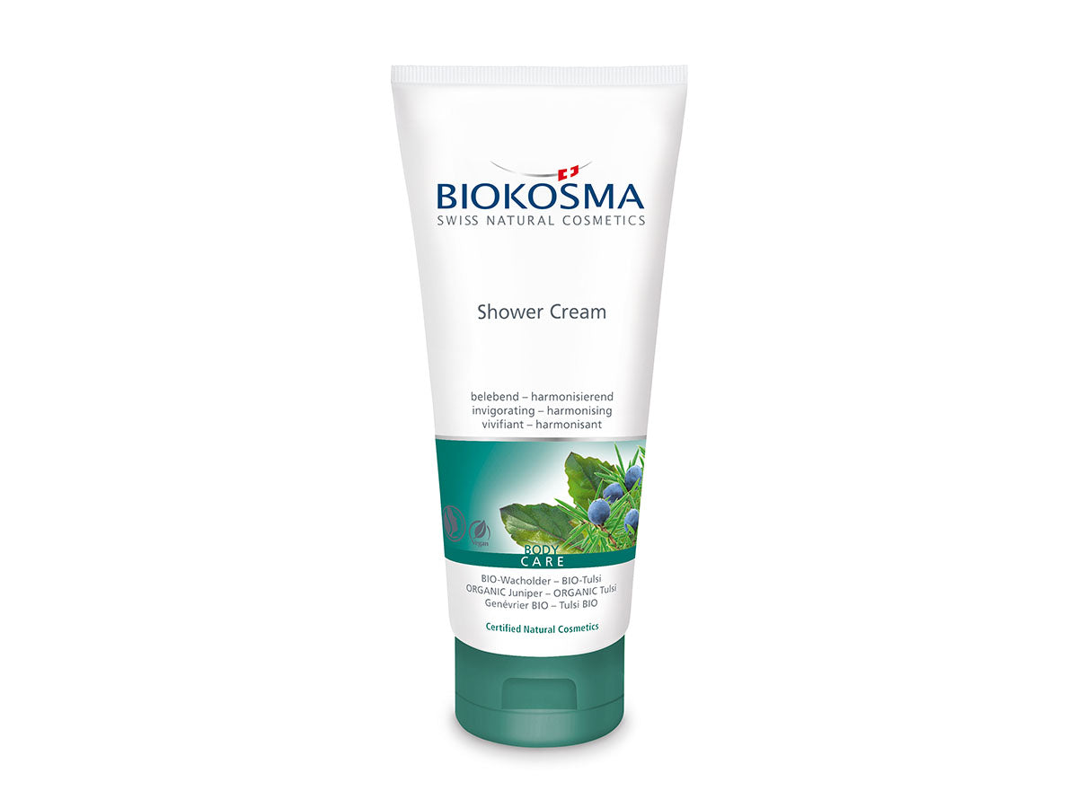 Biokosma Vitalisierende Duschcreme - Wacholder -Tulsi