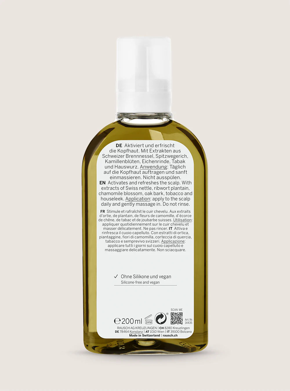Rausch Kopfhaut-Tonic mit Schweizer Kräutern