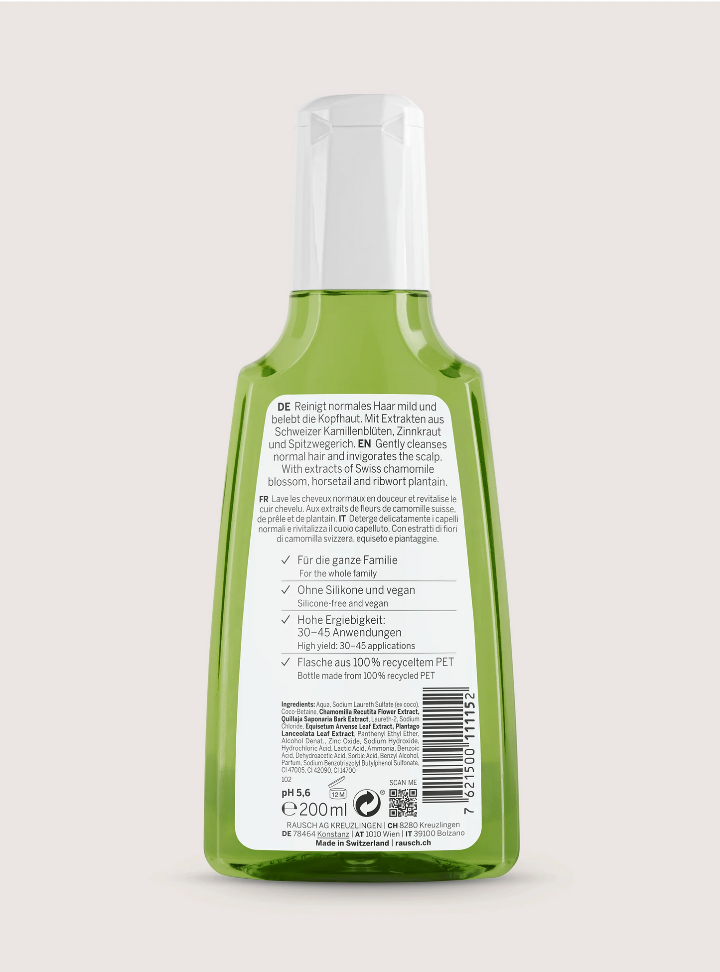 Rausch Pflege-Shampoo mit Schweizer Kräutern