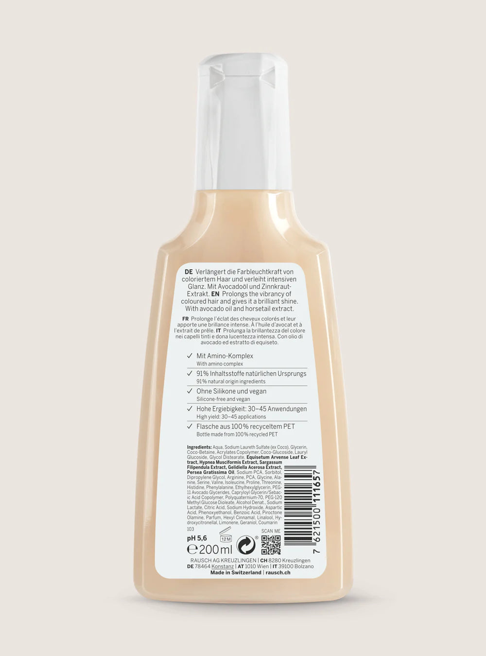 Rausch Farbschutz-Shampoo mit Avocado