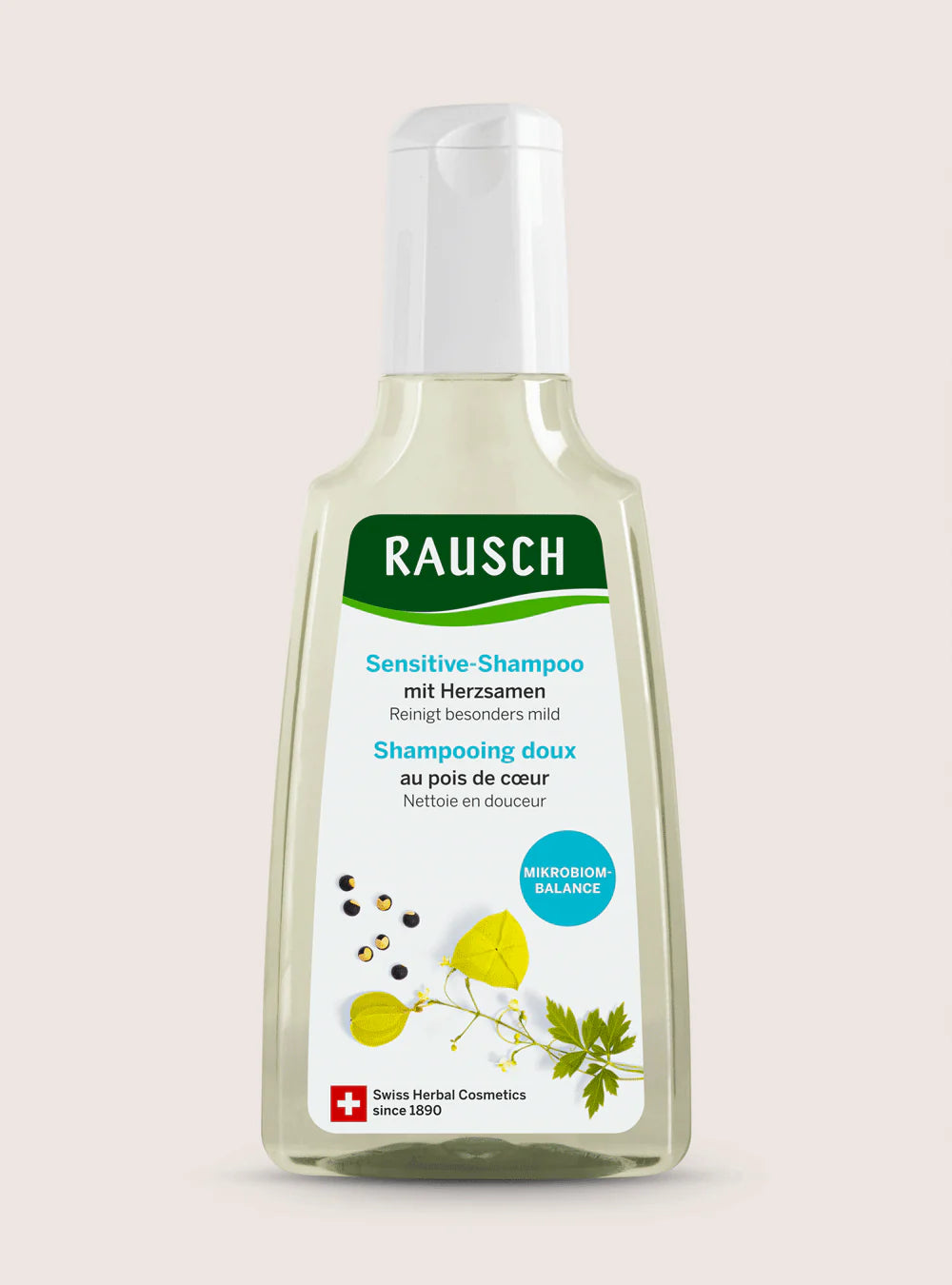 Rausch Sensitive-Shampoo mit Herzsamen