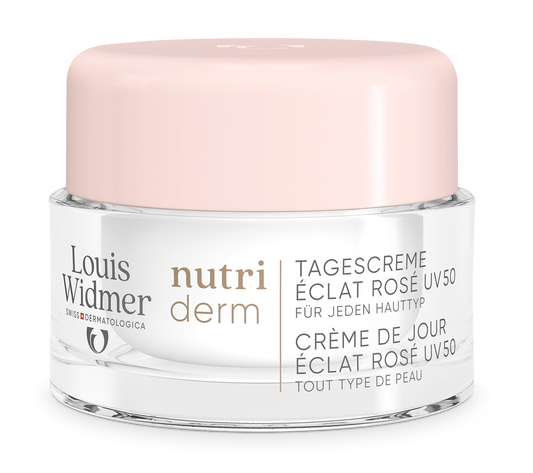 Louis Widmer nutriderm Tagescreme Éclat Rosé UV 50